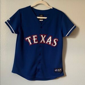 Majestic Texas Blue  Jersey